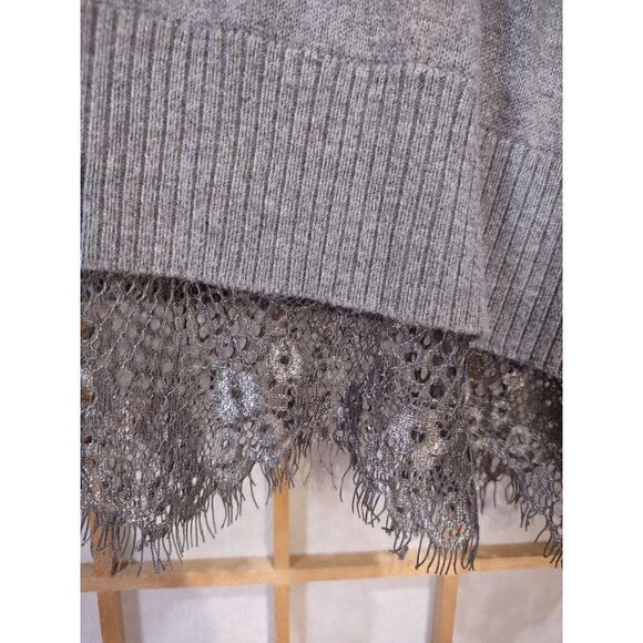 Lane Bryant 14/16 Lace Trim Sweater - Picture 3 of 10